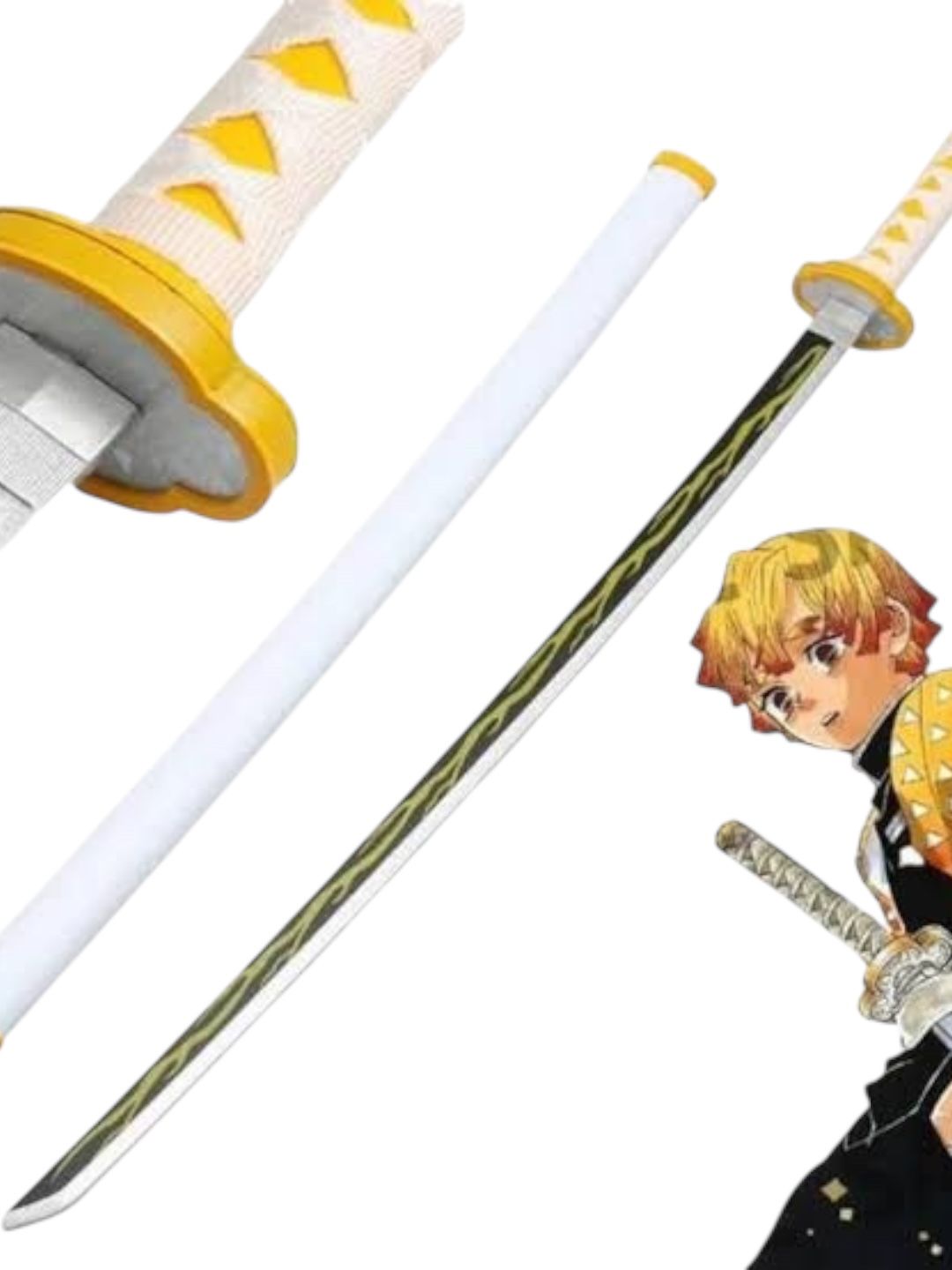 Katana Zenitsu Agatsuma Sin Filo- Kimetsu No Yaiba