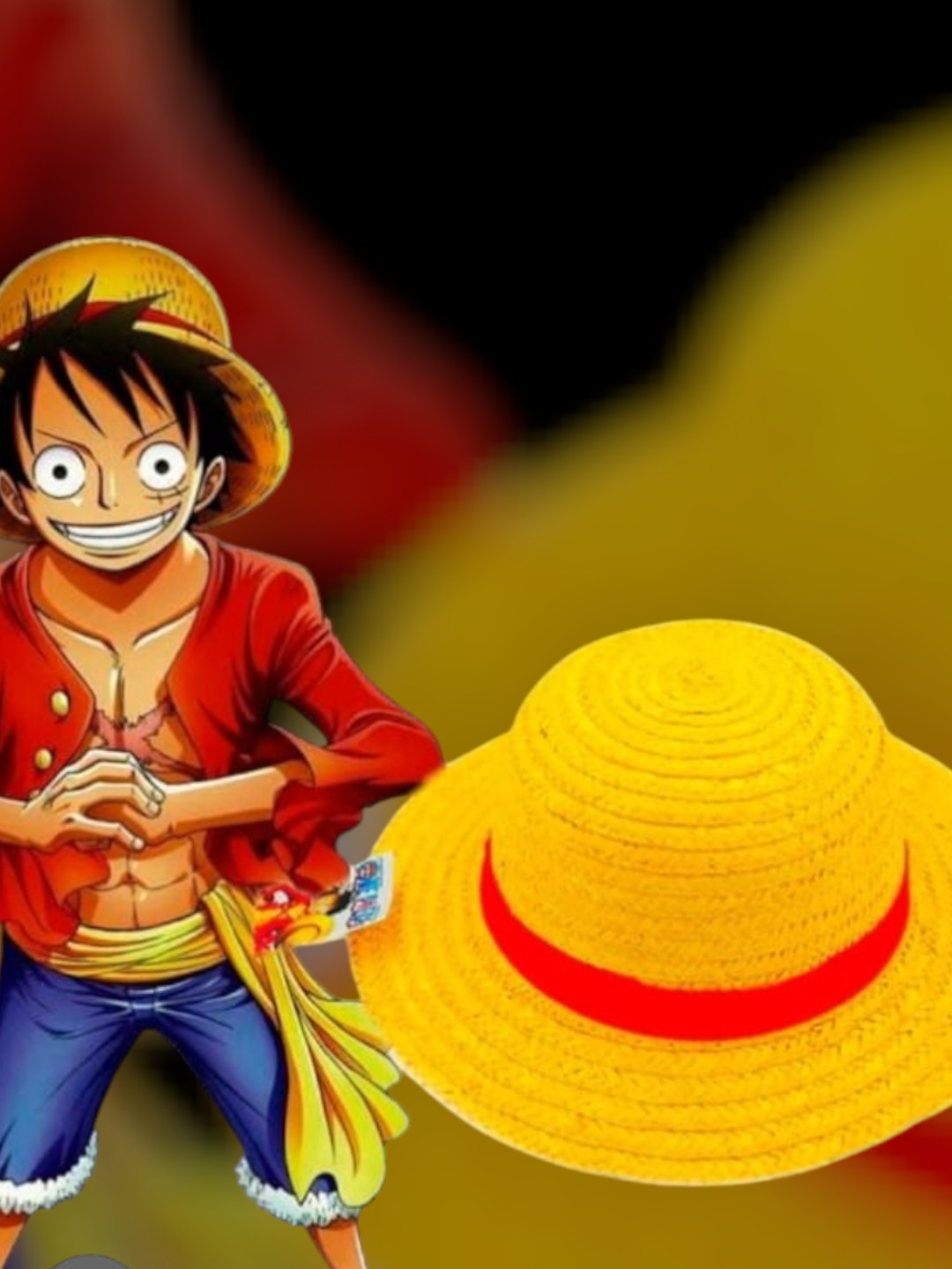 Sombrero  Luffy Paja Sintetica