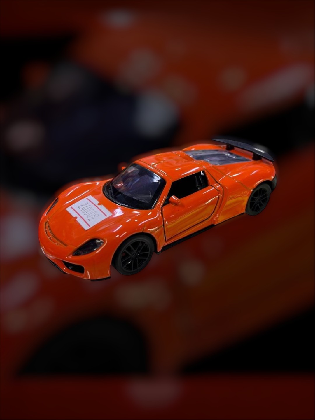 Carro Coleccionable Porche 918 Spyder (Naranja)