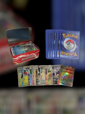Cartas Pokemon Caja Metalica (Mediana)