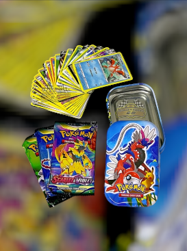 Cartas Pokemon Caja Metalica (Pequeña)