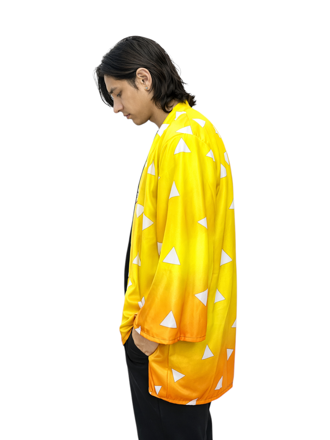 Haori O Kimono Zenitsu Agatsuma Demon Slayer