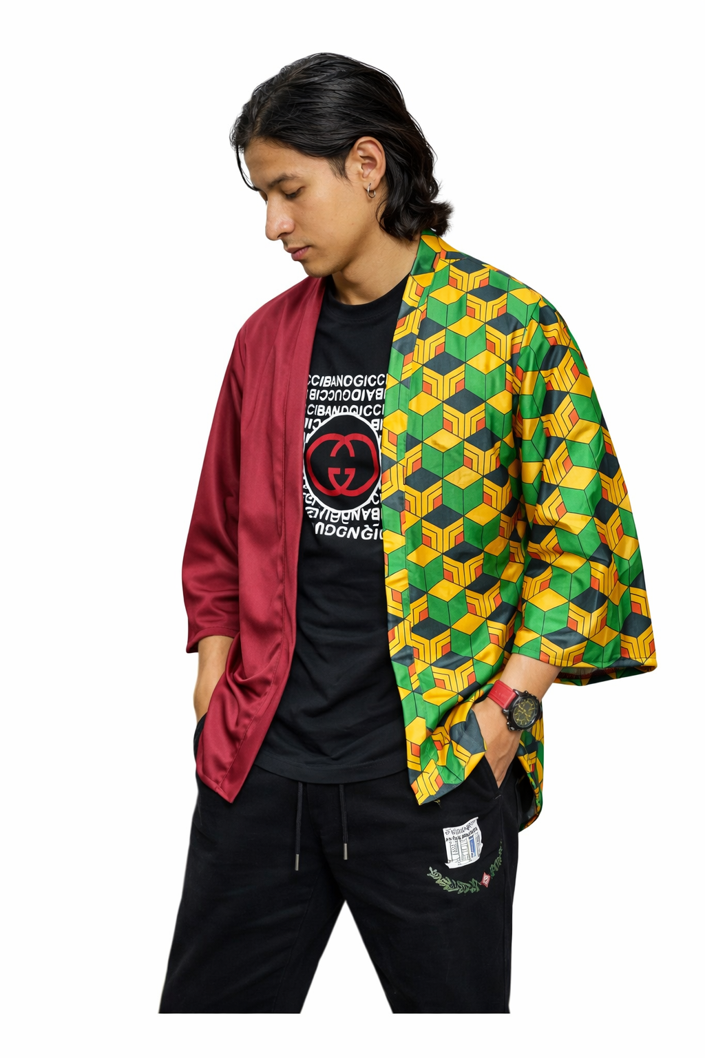 Haori O Kimono Giyu Tomioka Demon Slayer
