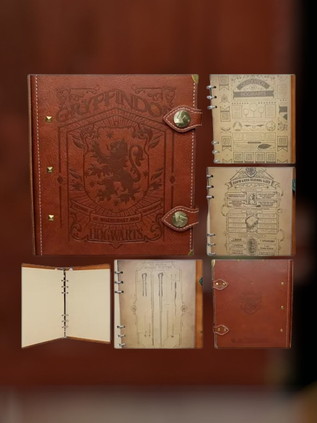 Libreta Harry Potter Marron