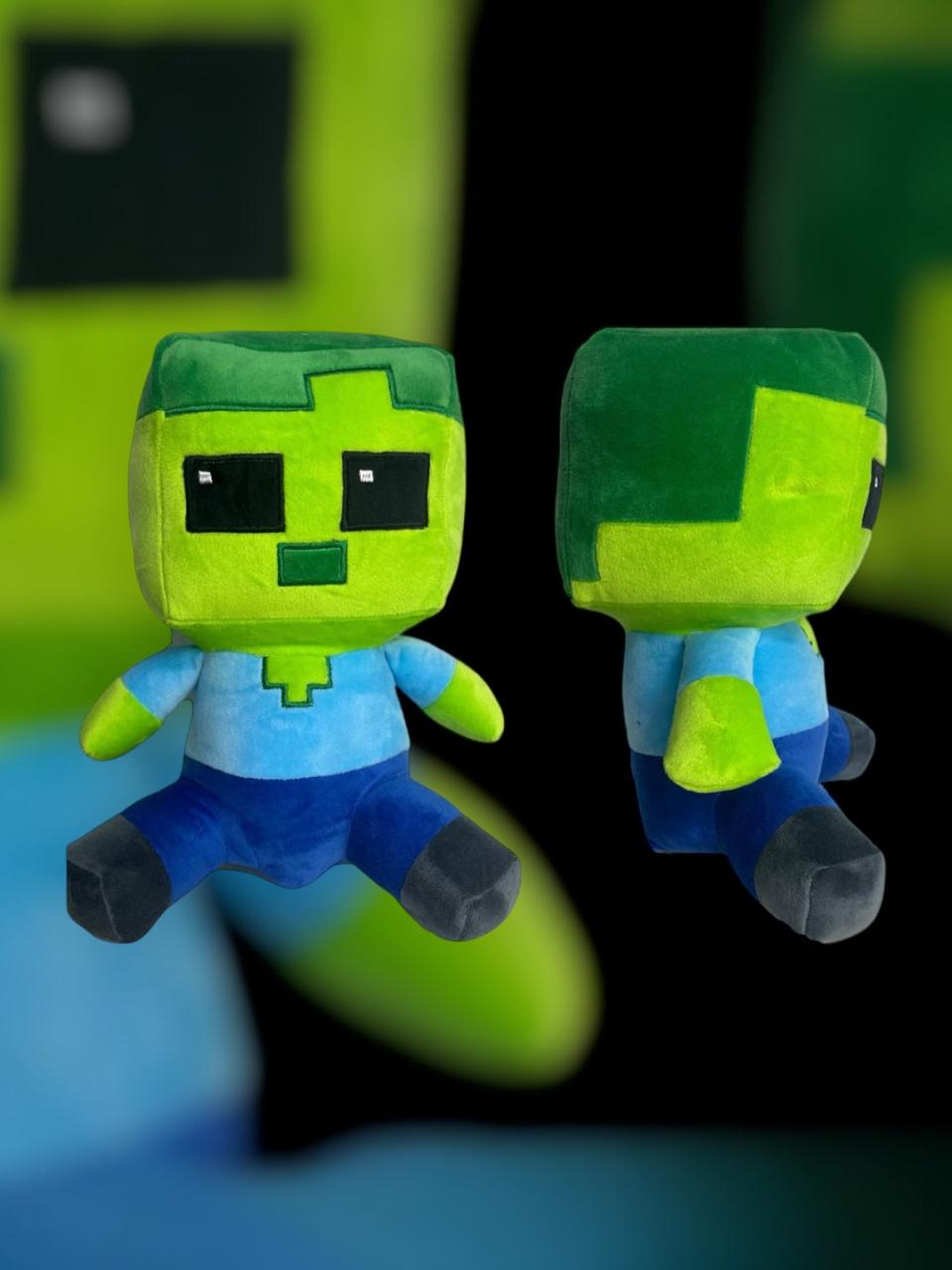 Peluche Zoombie Minecraft