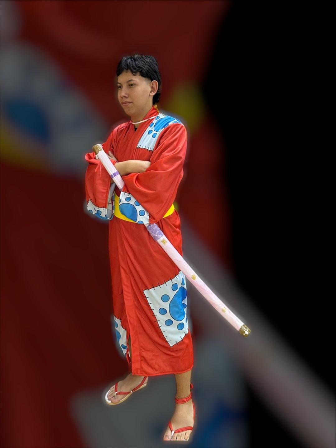 Cosplay Luffy Wano Niño