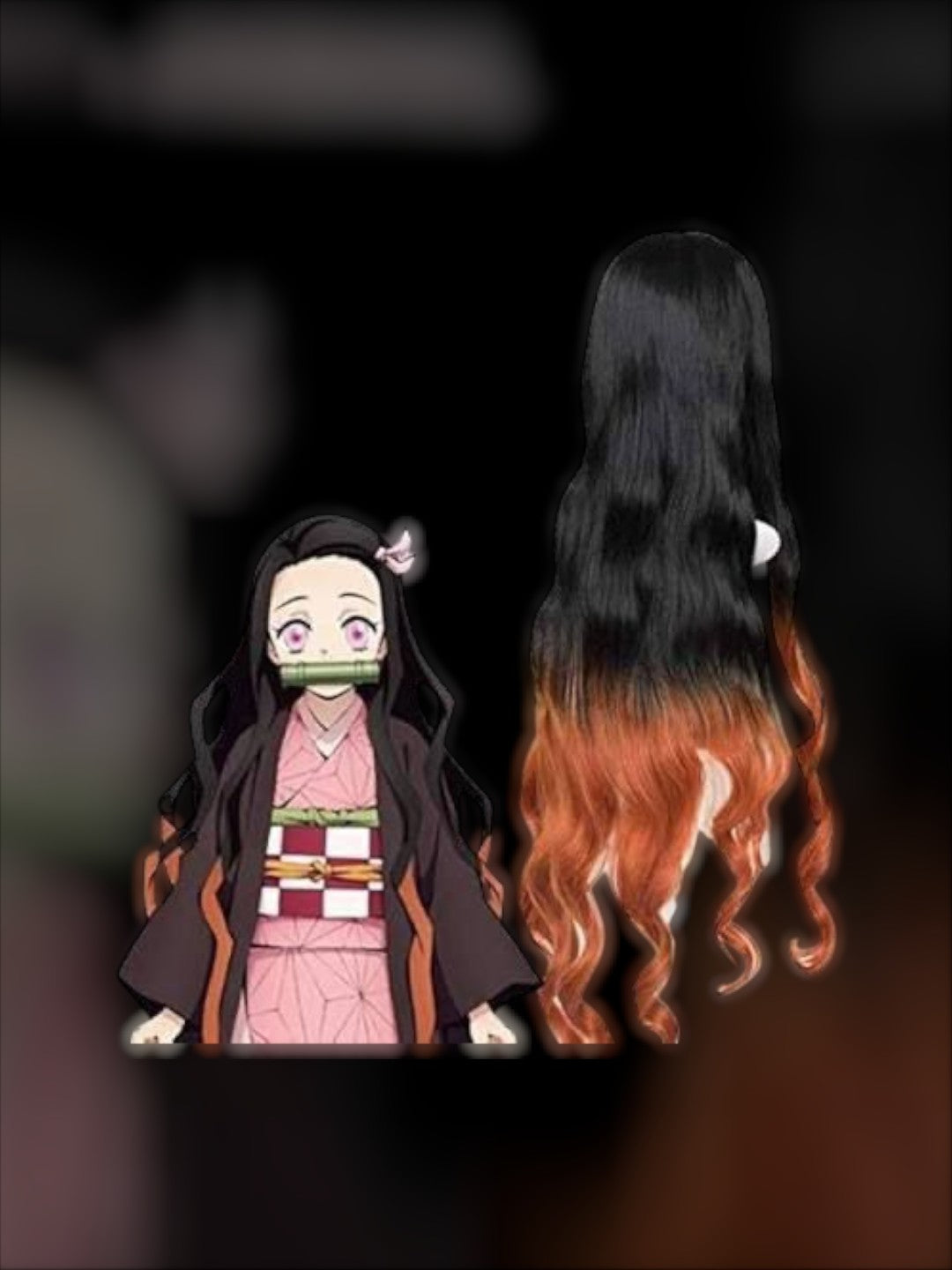Peluca Nezuko Kamado