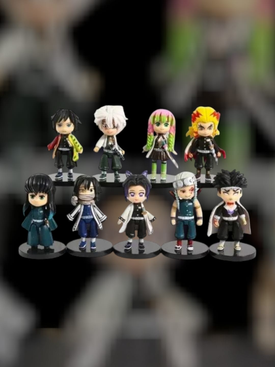 Figuras En Coleccion Demon Slayer x10
