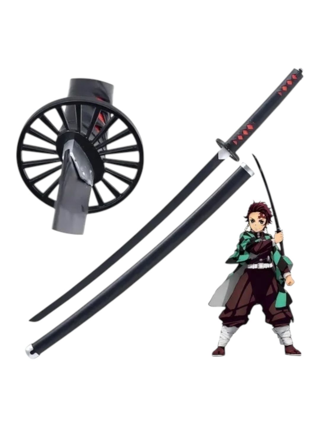 Katana Tanjiro Kamado Sin Filo-Kimetsu No Yaiba