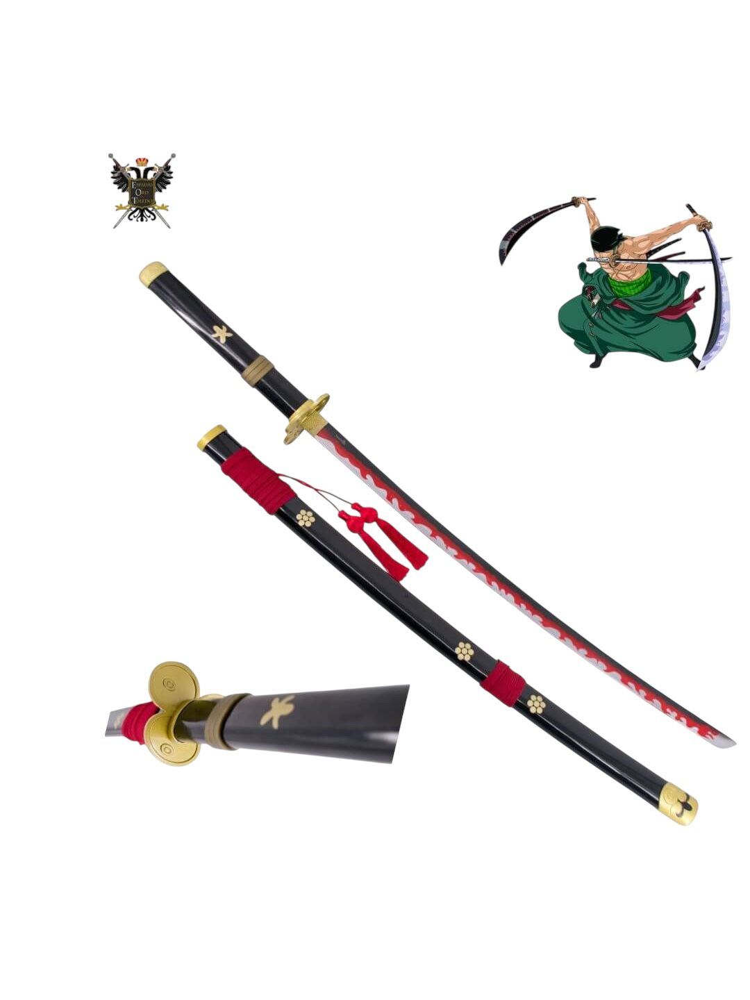 Katana Ronoa Zoro Metal Sin Filo-One Piece