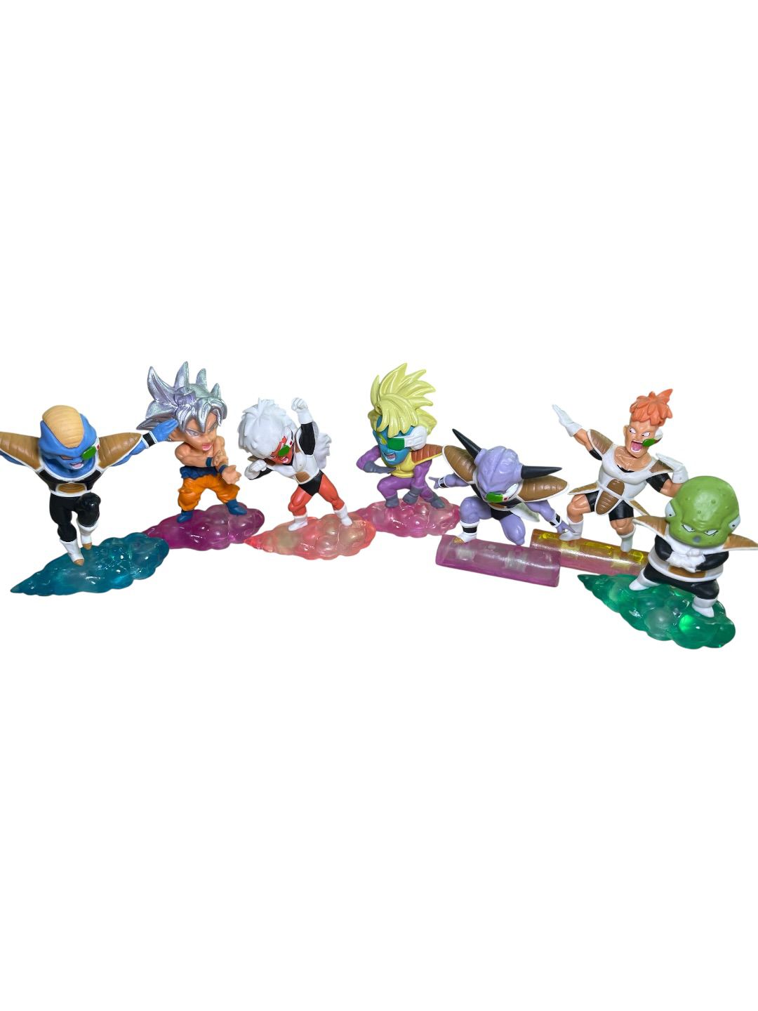 Coleccion De Figuras x7 Fuerzas Especiales Ginyu Dragon Ball Z