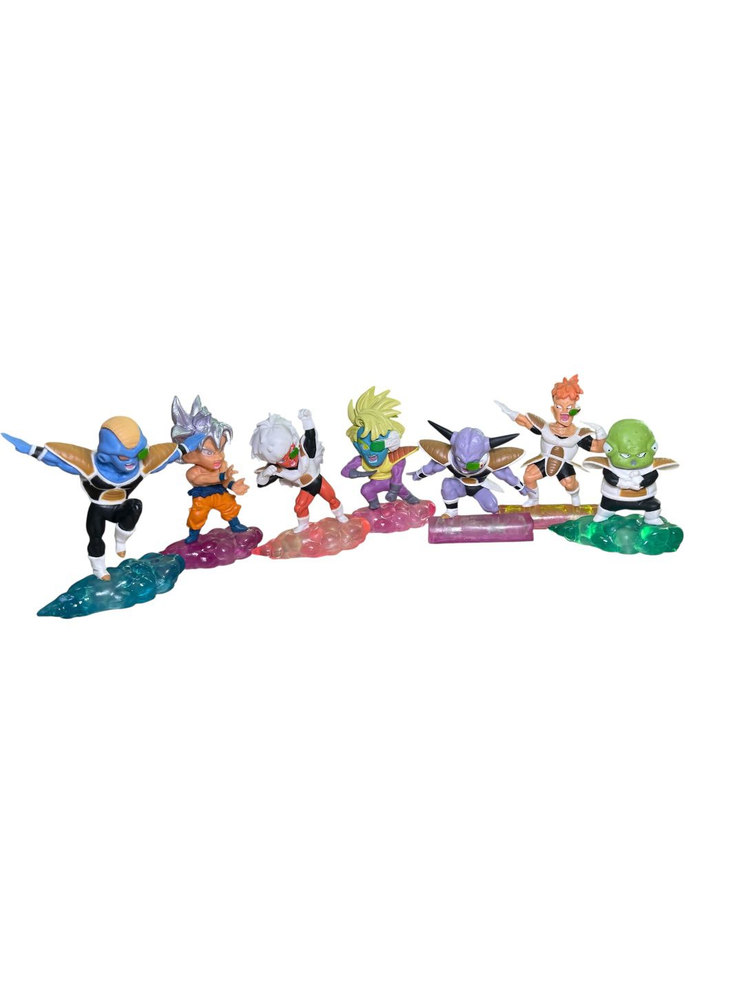 Coleccion De Figuras x7 Fuerzas Especiales Ginyu Dragon Ball Z