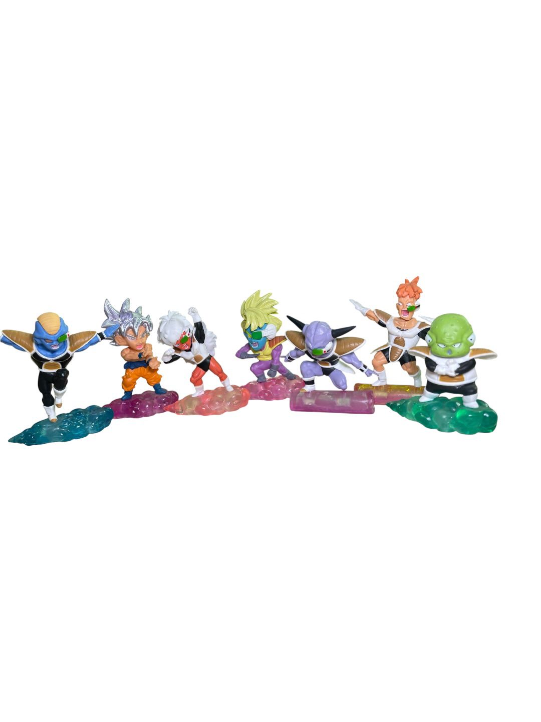 Coleccion De Figuras x7 Fuerzas Especiales Ginyu Dragon Ball Z