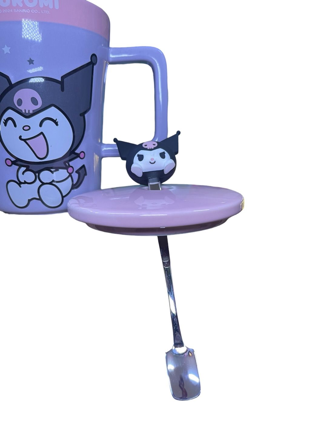 Mug Kuromi Con Cuchara