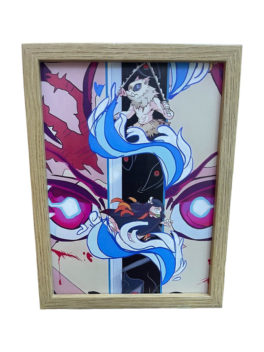 Lampara Led  Inosuke Hashibira y Nezuko Kamado Demon Slayer