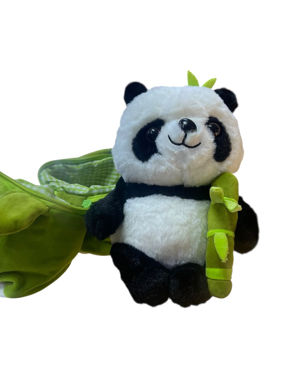 Peluche Oso Panda Con Bambu
