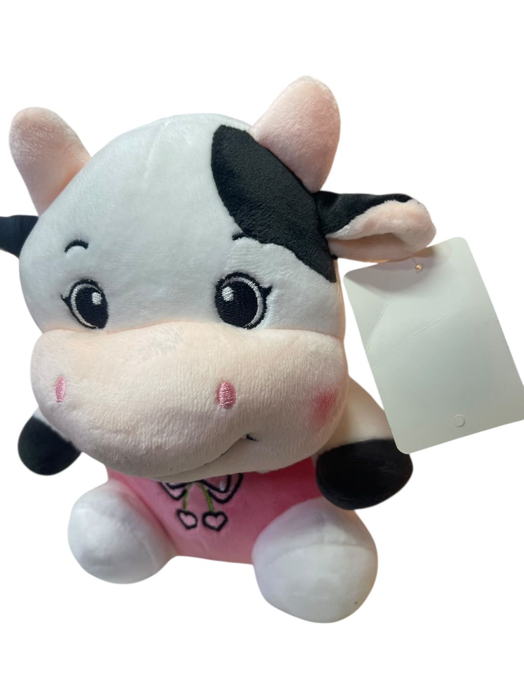 Peluche Vaca Con Camisa Rosada