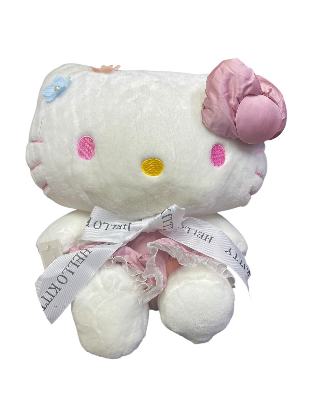 Peluche Hello Kitty Vestido Rosado De Encaje