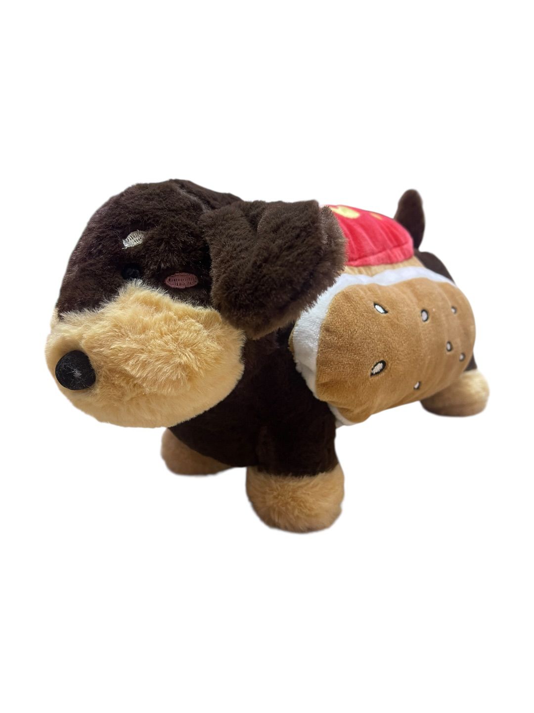 Peluche Perro Disfrazado De Hot Dog