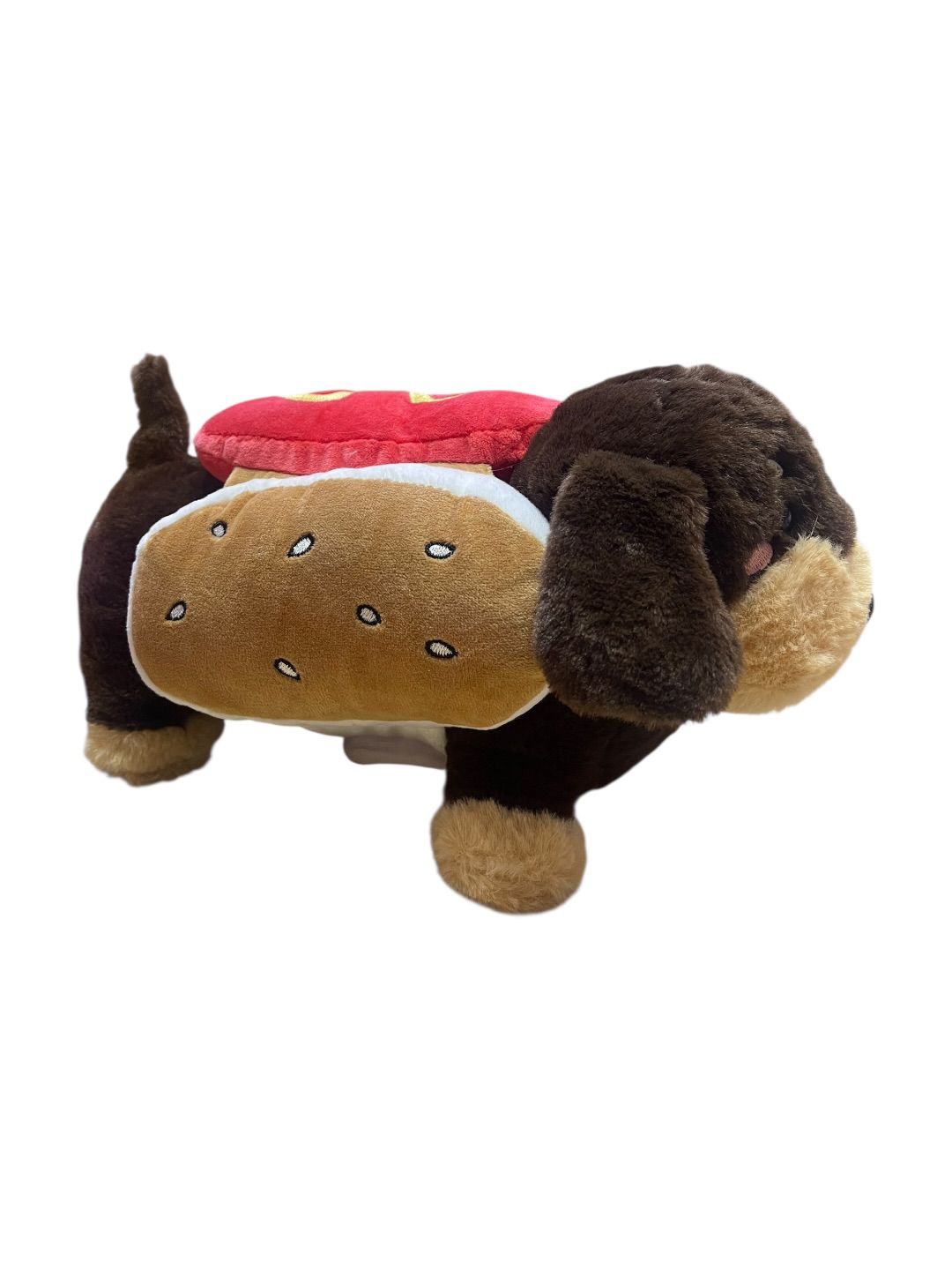Peluche Perro Disfrazado De Hot Dog