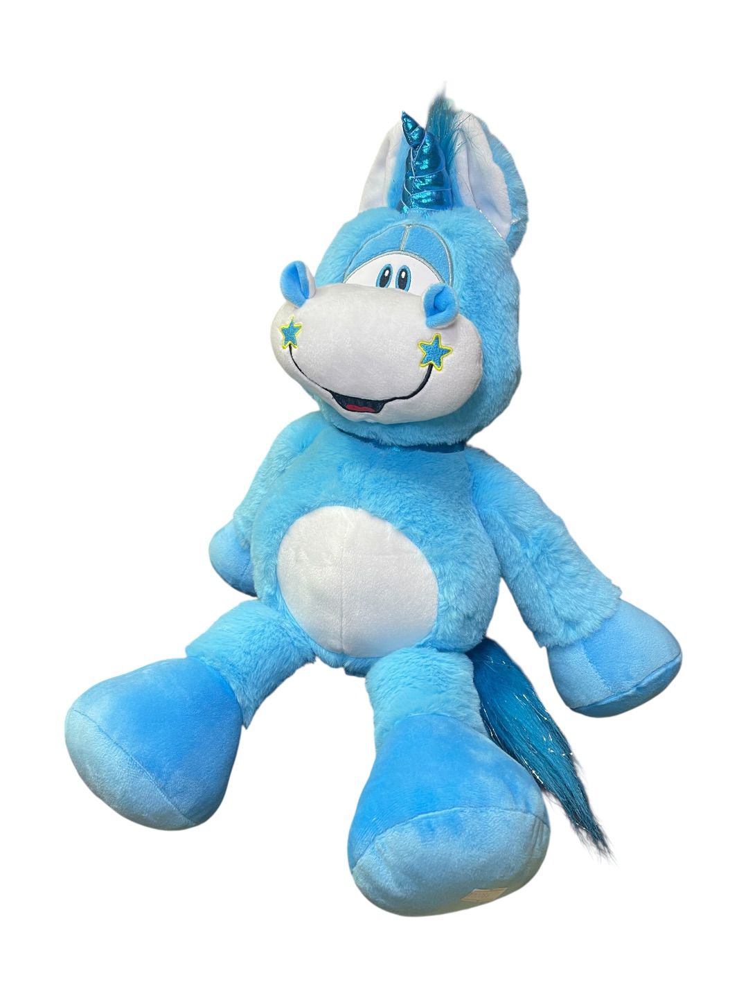 Peluche Unicornio Azul