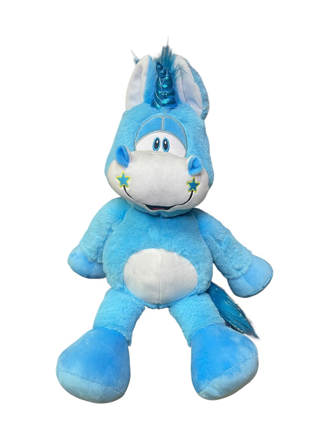 Peluche Unicornio Azul