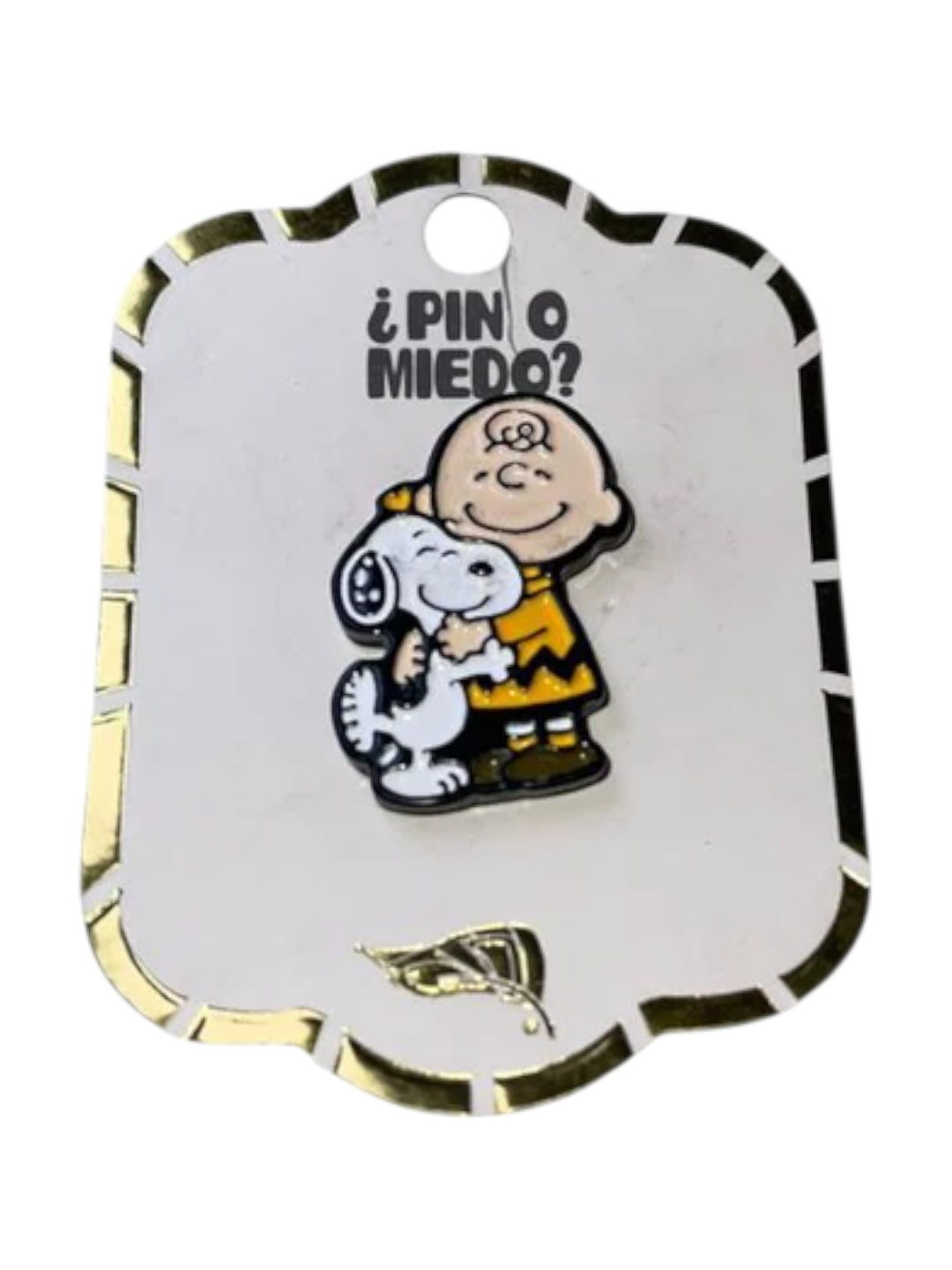 Pin Metalico Charlie Brown Y Snoopy