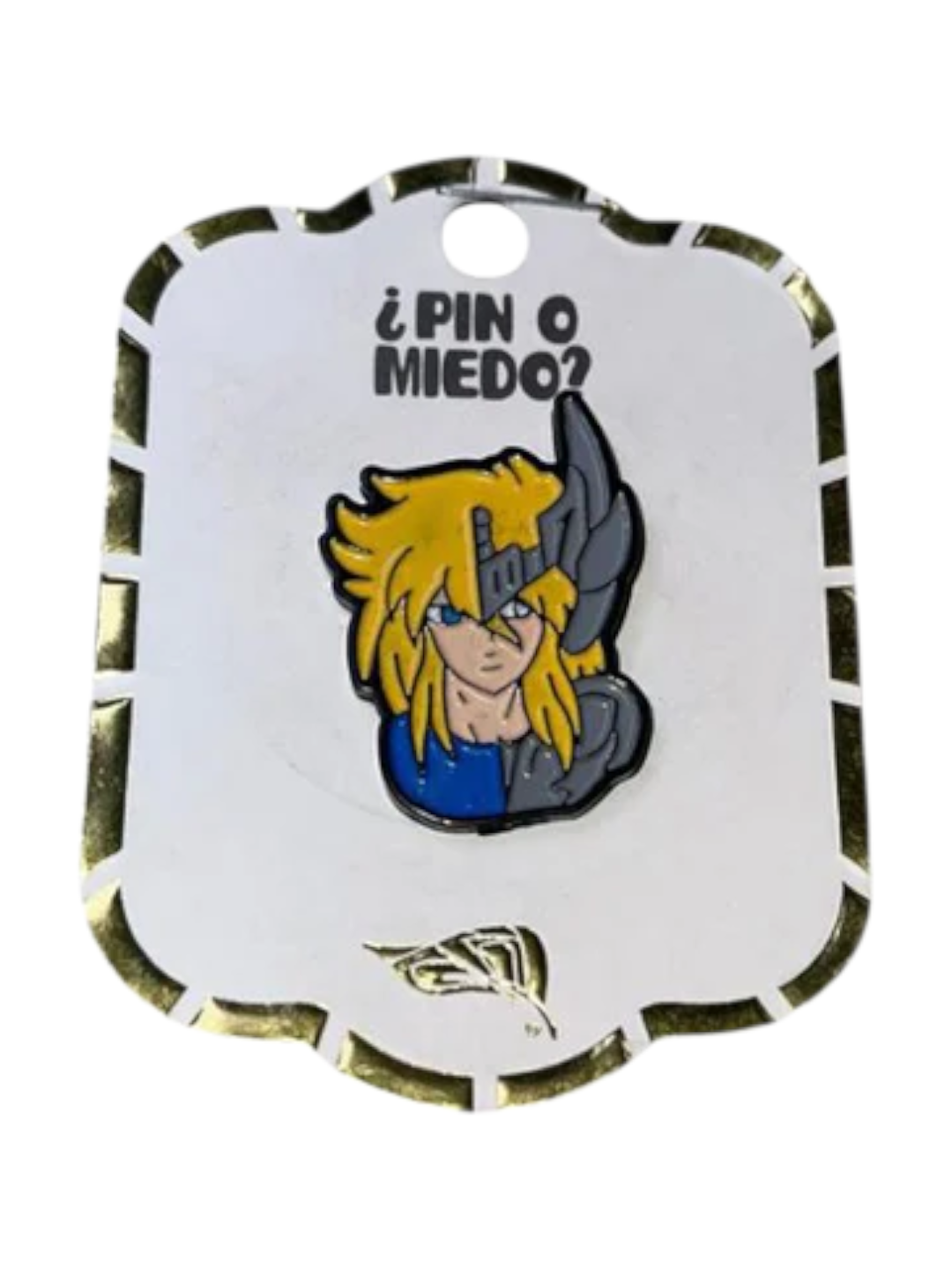 Pin Metalico Hyōga de Cisne Los Caballeros del Zodiaco