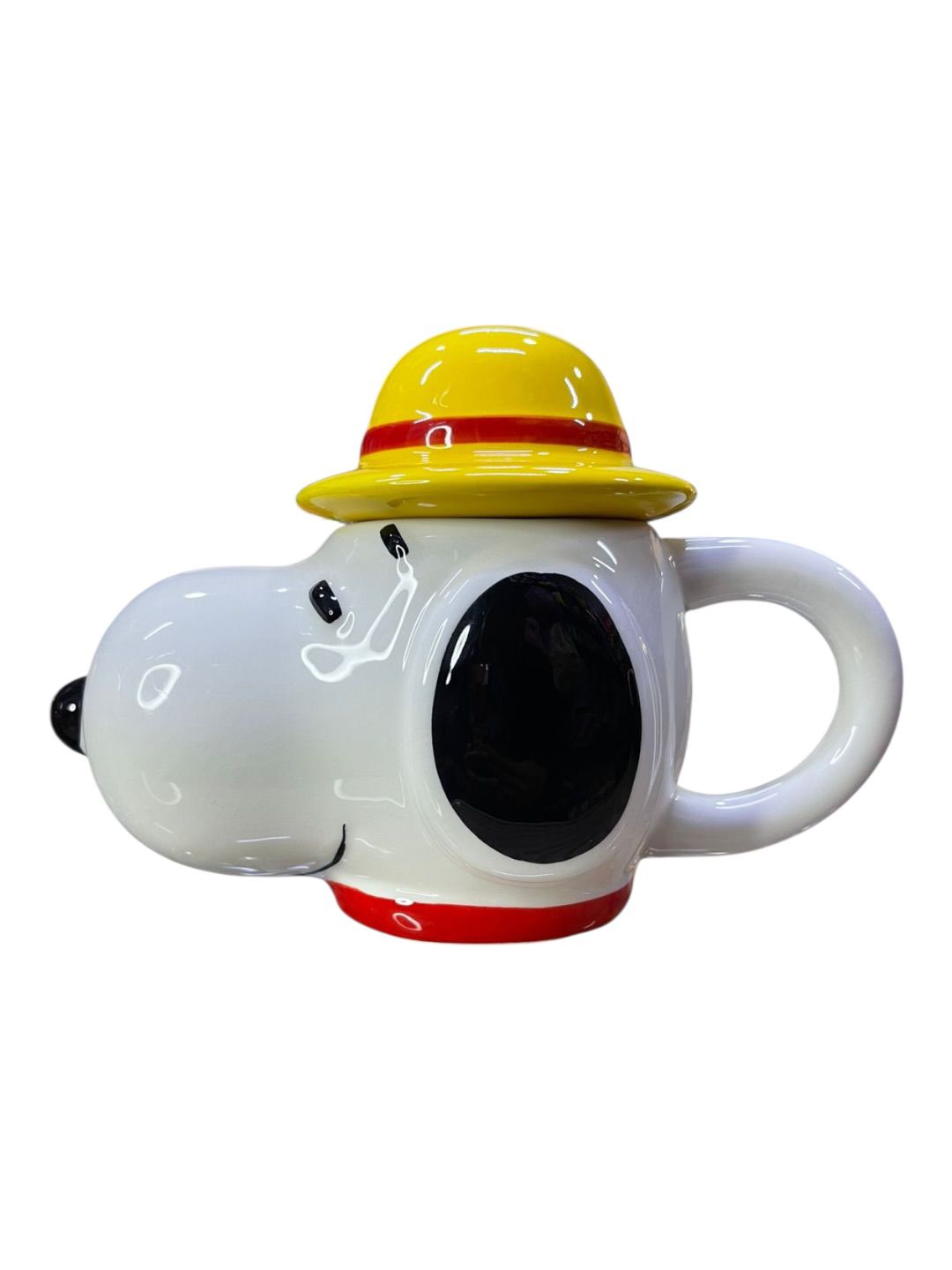 Mug Snoopy Con Sombrero De Luffy