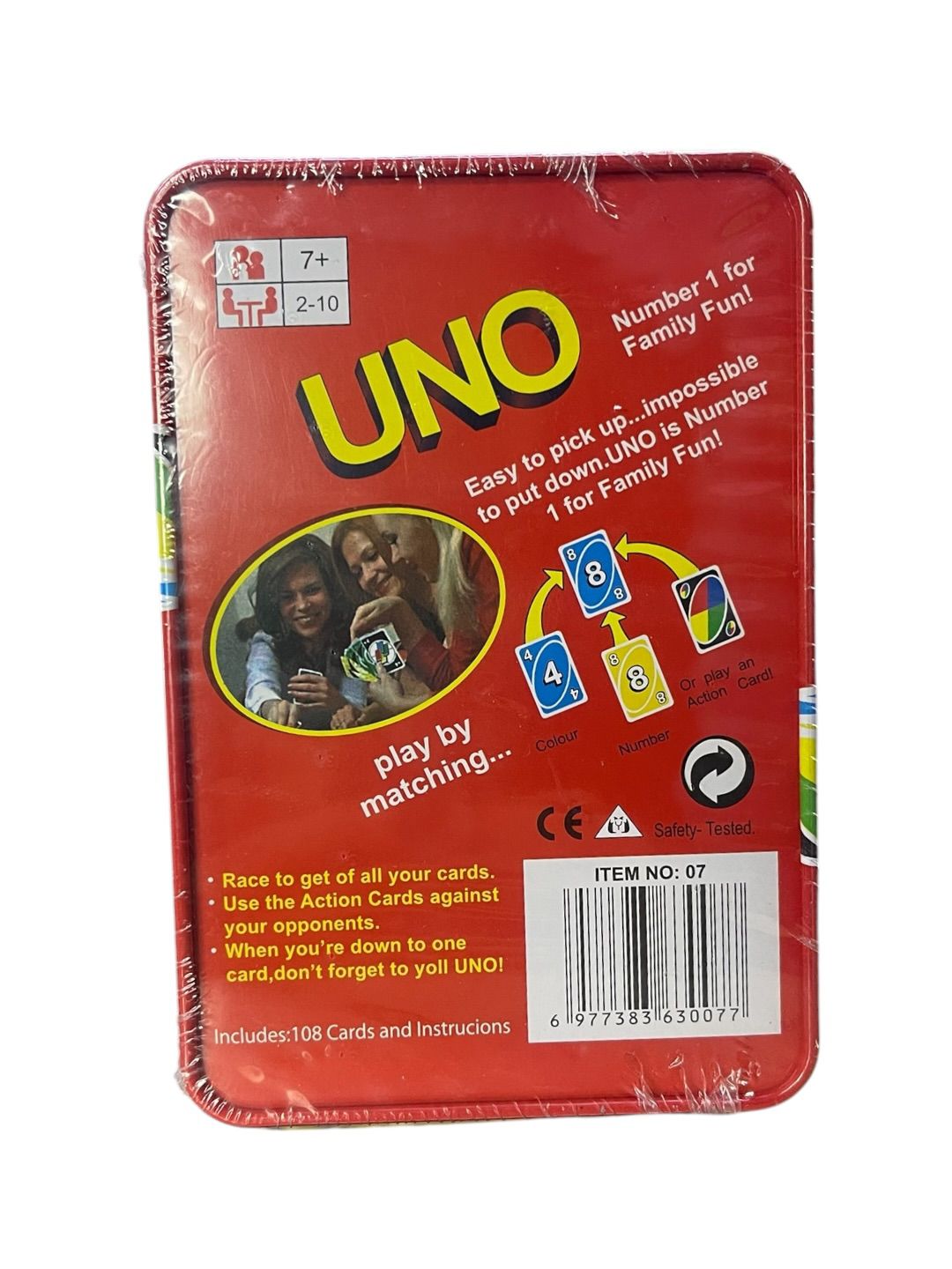 Juego De Mesa Uno Clasico