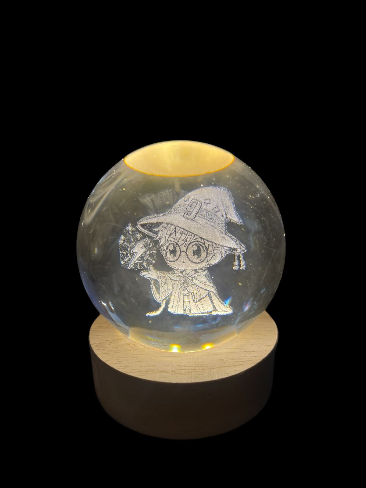 Lámpara  Bola De Cristal 3D Harry Potter