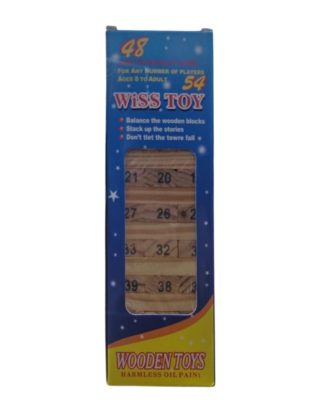 Juego De Mesa Jenga Wiss Toy Balance