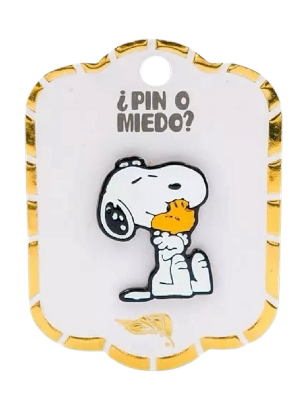 Pin Metalico  Snoopy y Woodstock