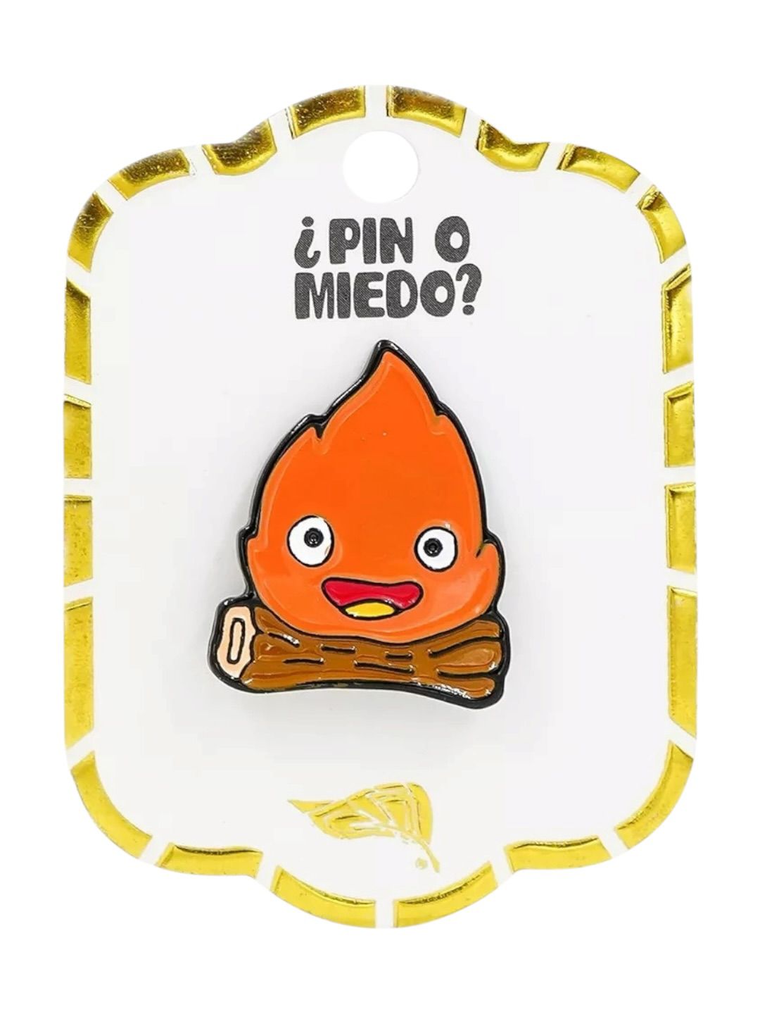 Pin Metalico Calcifer Studio Ghibli