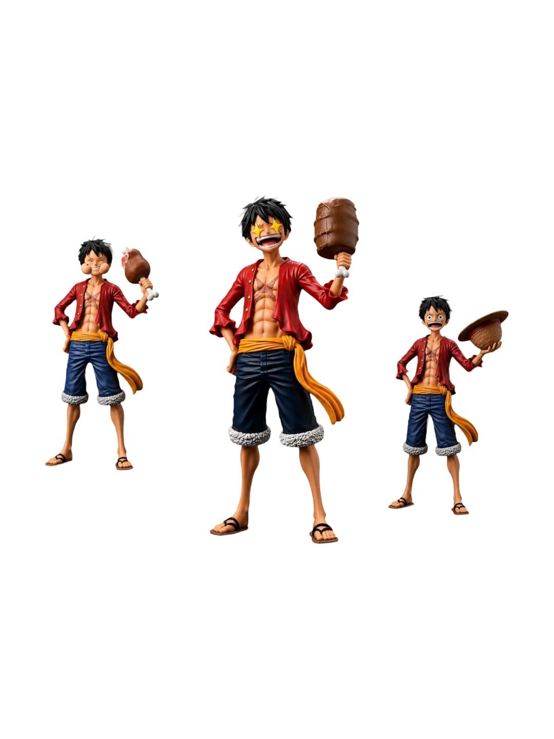 Figura Monkey D. Luffy One Piece (Multiples Partes)