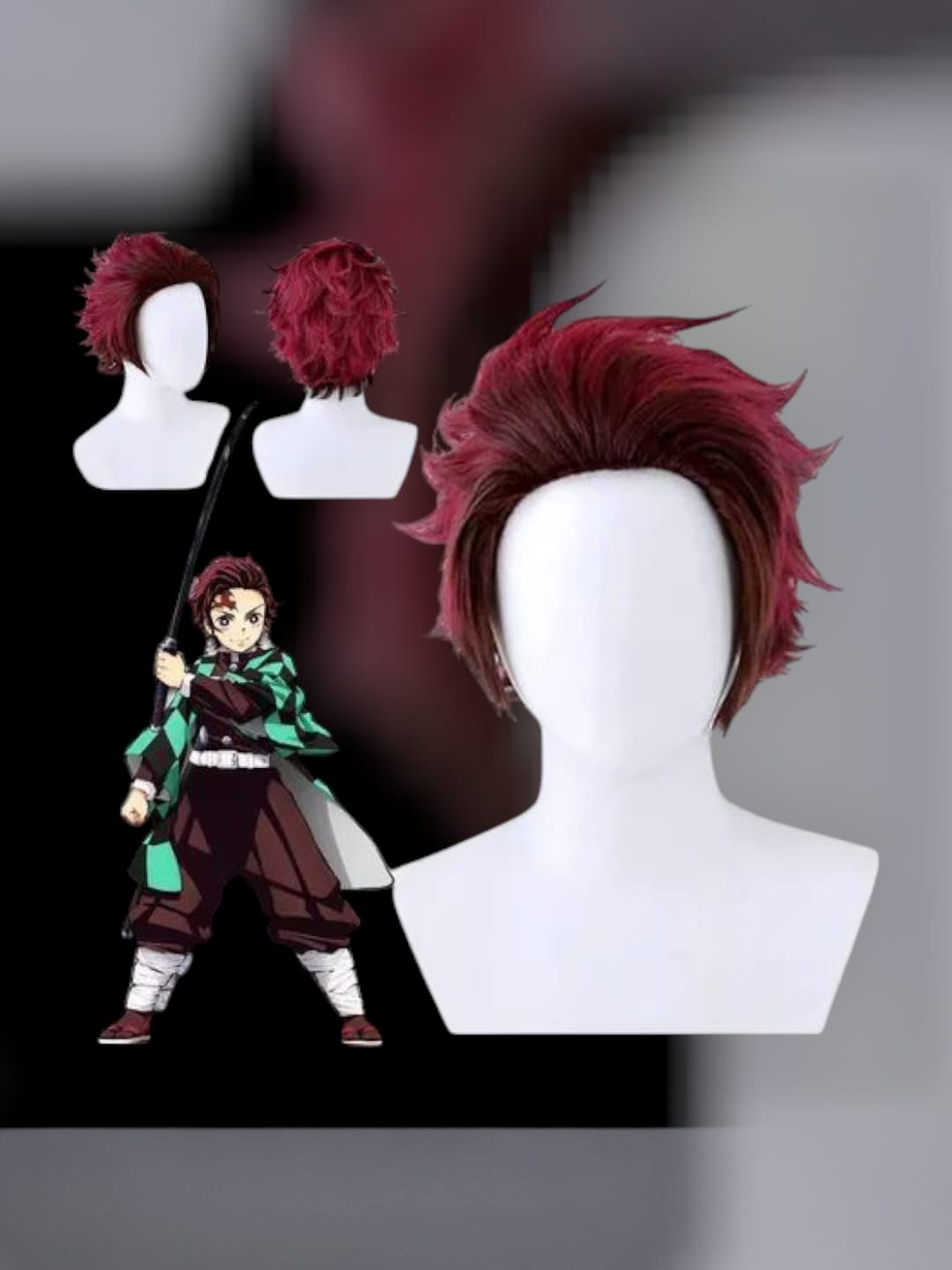 Peluca Tanjiro Kamado