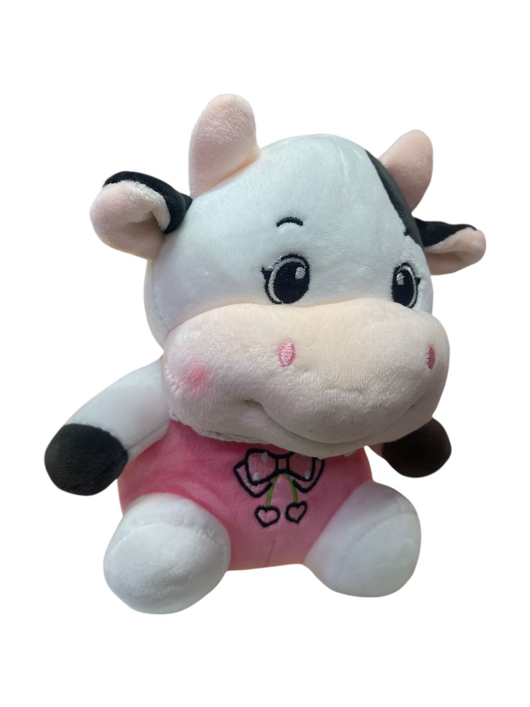 Peluche Vaca Con Camisa Rosada