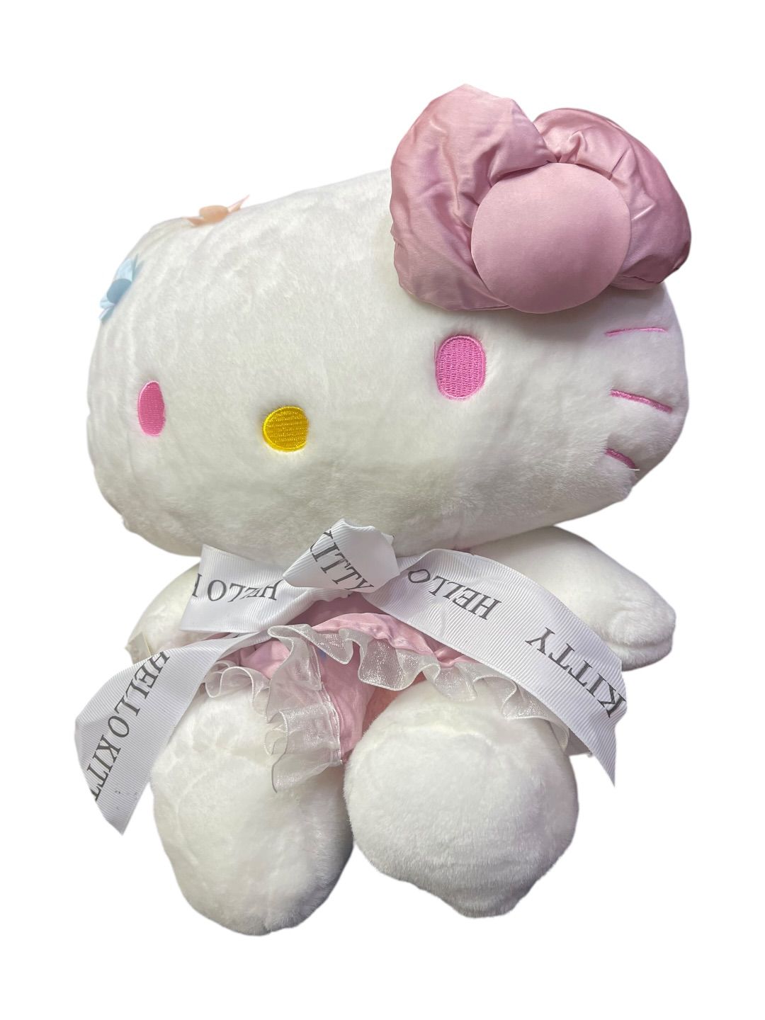 Peluche Hello Kitty Vestido Rosado De Encaje