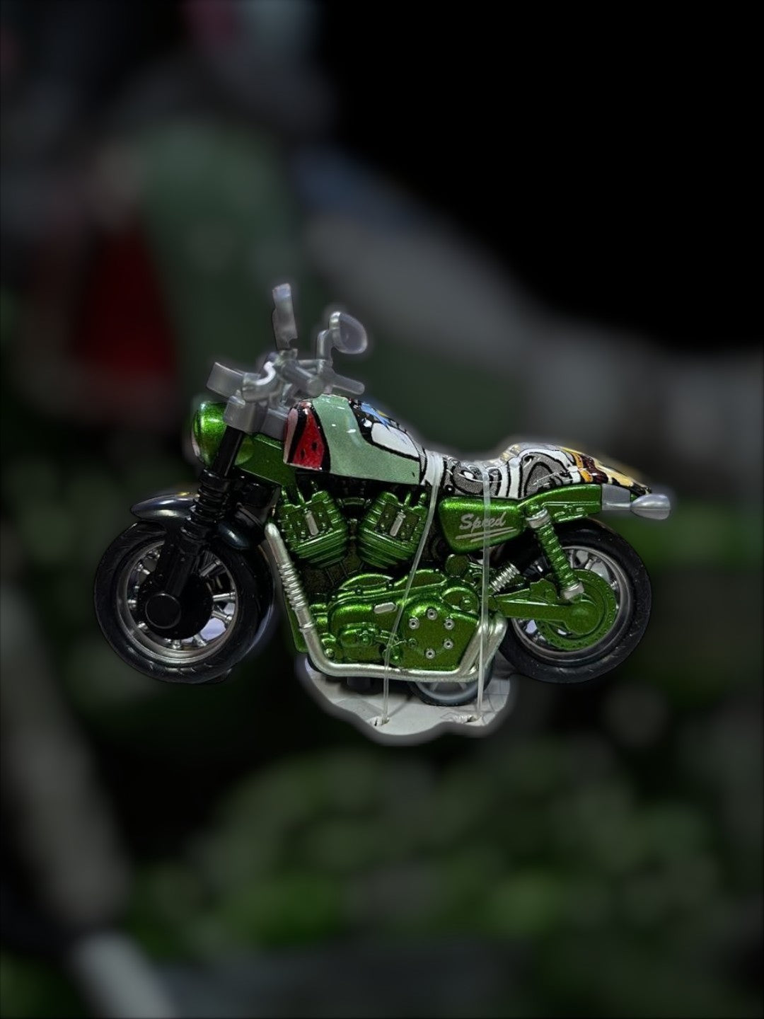 Moto Coleccionable (Verde)