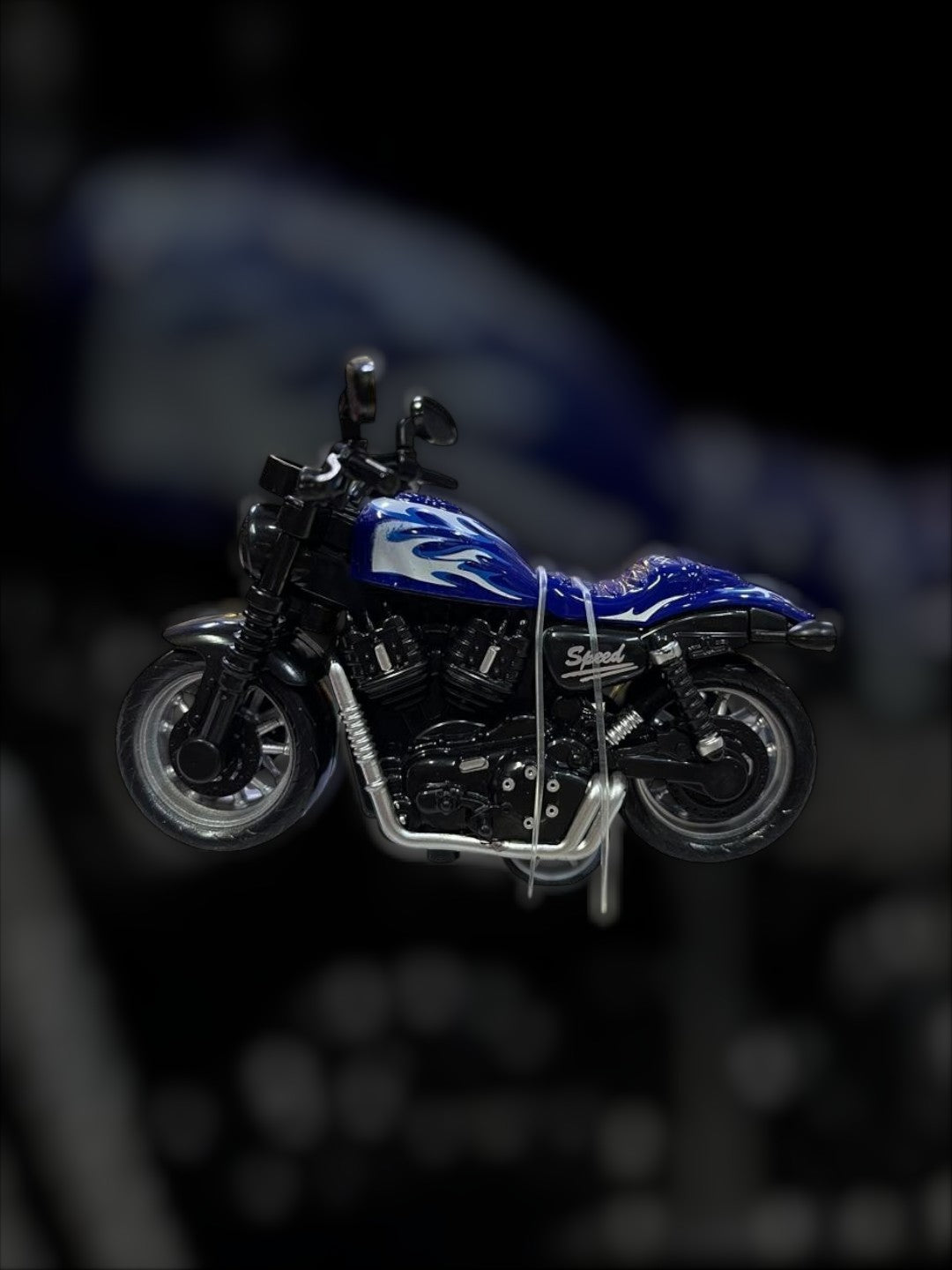 Moto Coleccionable ( Azul)